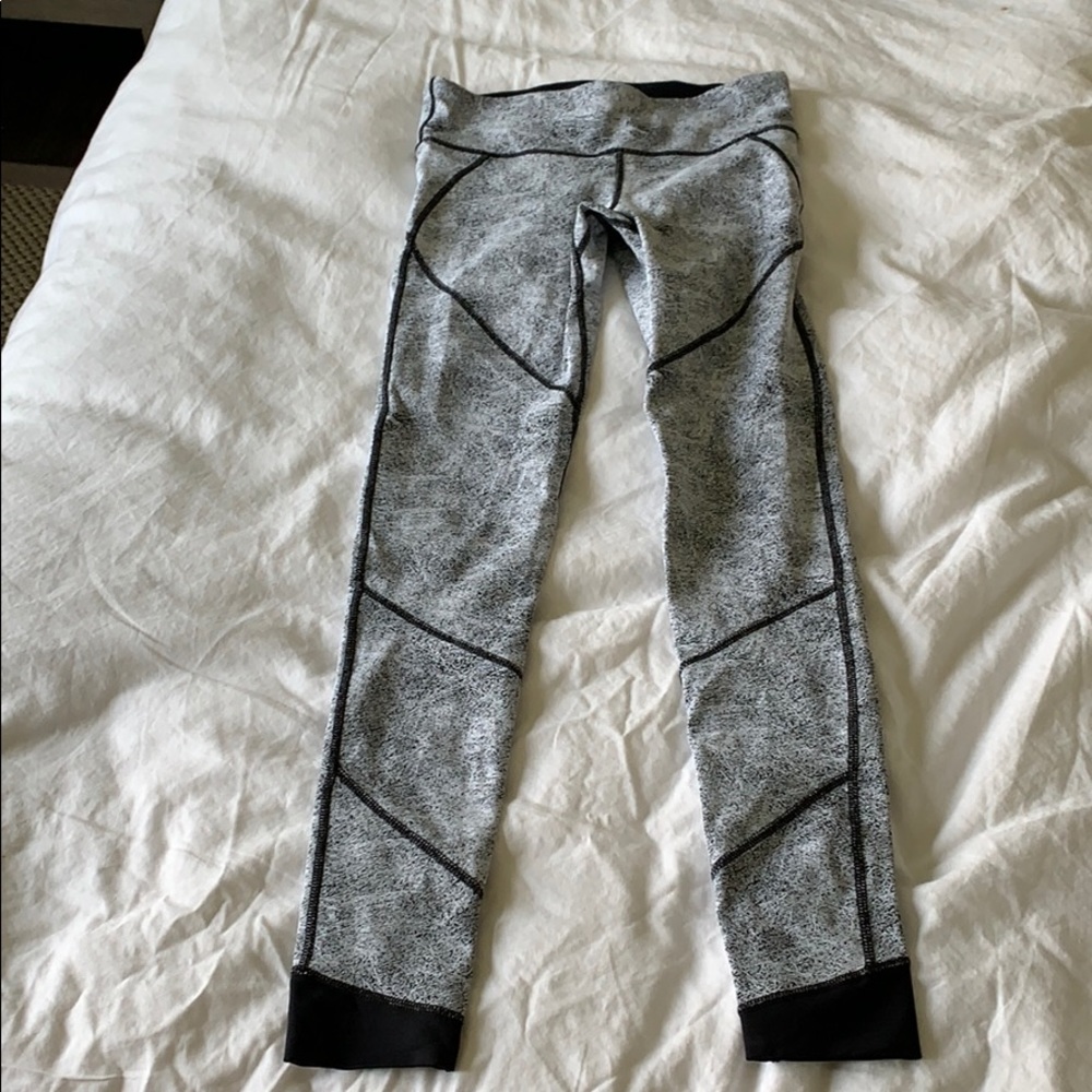 Black and white leggings